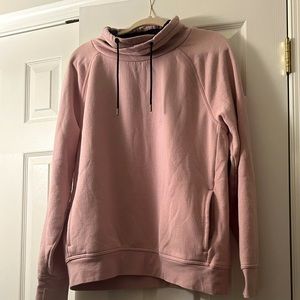 A pink H&M sweatshirt (it doesn’t have a hood)